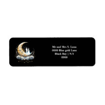 Himmelshimmelblüte Silhouette glüht Mond