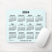 Himmelskalender 2024 von Janz Mouse Pad Mousepad (Mit Mouse)