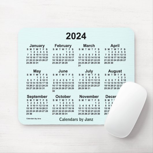 Himmelskalender 2024 von Janz Mouse Pad Mousepad (Mit Mouse)