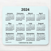 Himmelskalender 2024 von Janz Mouse Pad Mousepad (Vorne)
