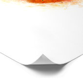 Himmelskanopie: Herbstglühen - Poster (Ecke)