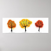 Himmelskanopie: Herbstglühen - Poster (Vorne)