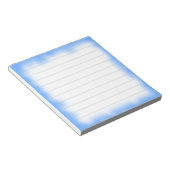 Himmelskante Notizblock (angewinkelt)