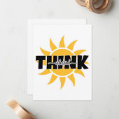 Himmelskarte denken mitteilungskarte (Vorderseite/Rückseite Beispiel)