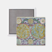 Himmelskarte der Planeten Magnet (Vorderseite/Rückseite)