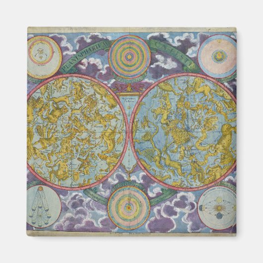 Himmelskarte der Planeten Magnet (Vorne)