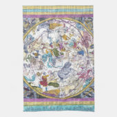 Himmelskarte Hemisphaerium Coeli Boreale Geschirrtuch (Vertikal)