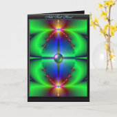 Himmelskarte Masquerade Grußkartenvorlage Karte (Gelbe Blume)