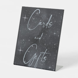 Himmelskarte und Geschenke Schild