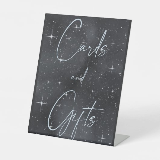 Himmelskarte und Geschenke Schild (Vorderseite)