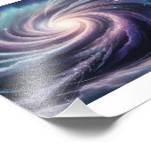 Himmelskonvergenz Fotodruck (Ecke)