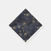 Himmelskörper abstrakte Nachthimmelnacken Serviette (Ecke)