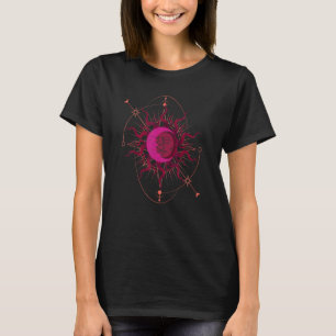 Himmelskörper Astronomie Boho Sun Moon Astrologie T-Shirt