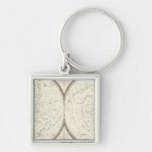 Himmelskörper der Planispherie Schlüsselanhänger