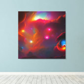 Himmelskörper Leinwanddruck (Insitu (Holzboden))