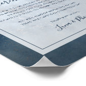 Himmelskörper mit Frame Unplugony Zeremony Sign Poster (Ecke)