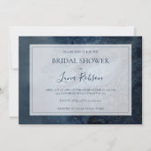 Himmelskörper mit horizontalem Rahmen-Brautparty Einladung (Vorderseite)