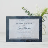 Himmelskörper mit horizontalem Rahmen-Brautparty Einladung (Stehend Vorderseite)