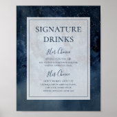 Himmelskörper mit Signature Drinks signieren Poster (Vorne)