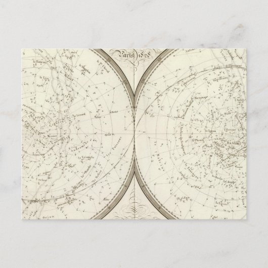 Himmelskörper Postkarte (Vorderseite)