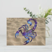 Himmelskorpion Einladung (Stehend Vorderseite)