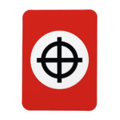 Himmelskreuzflagge Magnet (Vertikal)