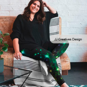 Himmelskunst Nachthimmel und Sterne Leggings