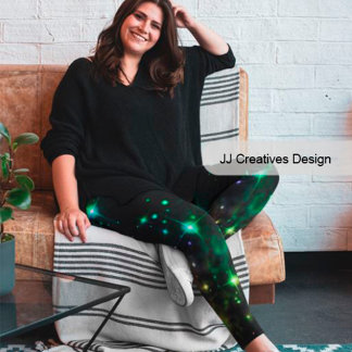 Himmelskunst Nachthimmel und Sterne Leggings