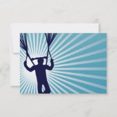 Himmelskydiver Einladung (Vorderseite)