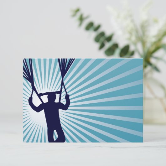 Himmelskydiver Einladung (Stehend Vorderseite)