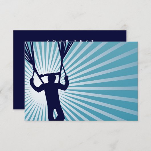 Himmelskydiver Einladung (Vorne/Hinten)