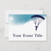 Himmelskydiver Einladung (Vorderseite)