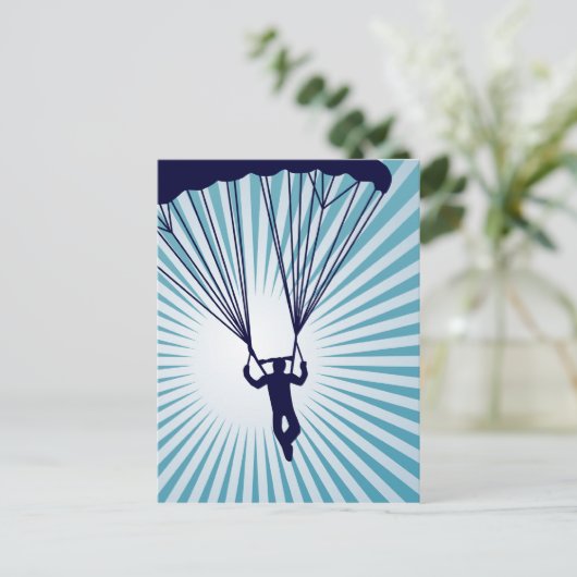 Himmelskydiver Postkarte (Stehend Vorderseite)
