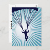 Himmelskydiver Postkarte (Vorne/Hinten)