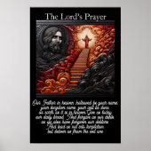 Himmelsleiter-Aufstieg des Vaterunsers Poster (Vorne)