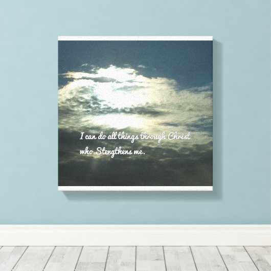 Himmelslicht Leinwanddruck (Insitu (Holzboden))