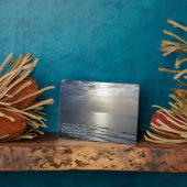 Himmelslicht und Inspirationsschrift Fotoplatte (Seite)