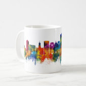 Himmelslinie von Cuenca Ecuador Kaffeetasse (Vorderseite Links)