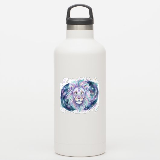 Himmelslöwen-Aufkleber Aufkleber (Wassserflasche)
