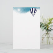 Himmelsluftballon Briefpapier (Stehend Vorderseite)