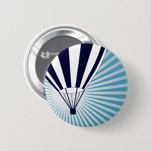 Himmelsluftballon Button (Vorne & Hinten)