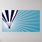 Himmelsluftballon Poster (Vorne)