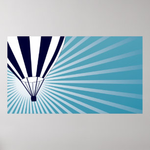 Himmelsluftballon Poster