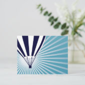 Himmelsluftballon Postkarte (Stehend Vorderseite)