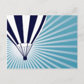 Himmelsluftballon Postkarte (Vorderseite)