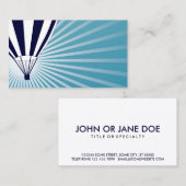 Himmelsluftballon Visitenkarte (Vorne/Hinten)