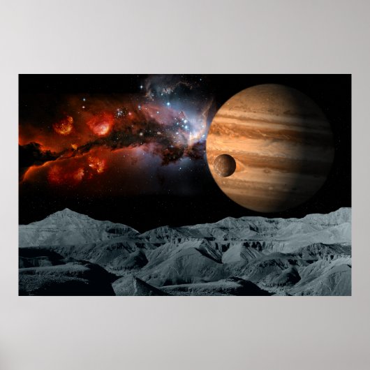 Himmelsmarmor Poster (Vorne)