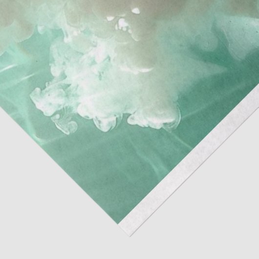 HimmelsMeerjungfrau schwimmt im Ozean Decoupage Seidenpapier (Ausschnitt)