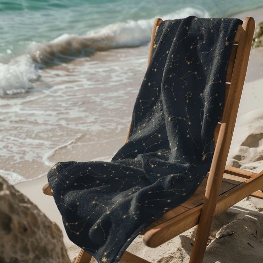 Himmelsmomik — Nahtloses Muster Strandtuch
