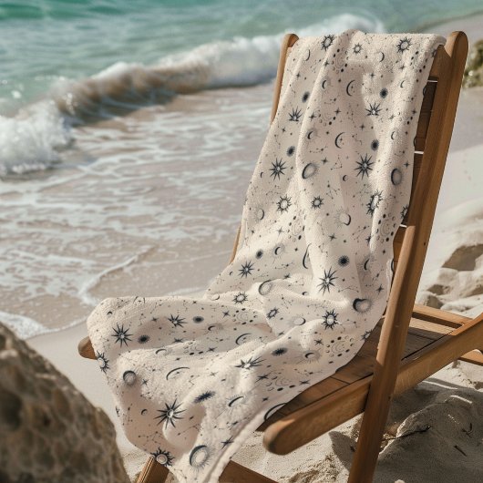 Himmelsmomik — Nahtloses Muster Strandtuch